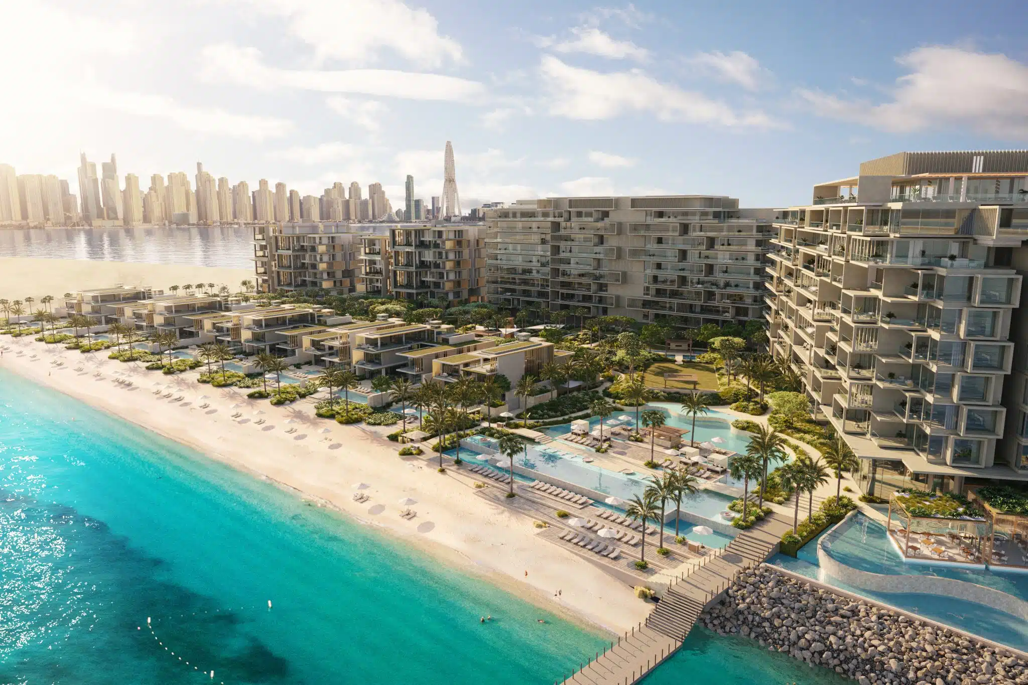 Six Senses Residences The Palm, Dubai, developed by Select Group, epitomizes luxury living with its exclusive collection of 2 to 5-bedroom