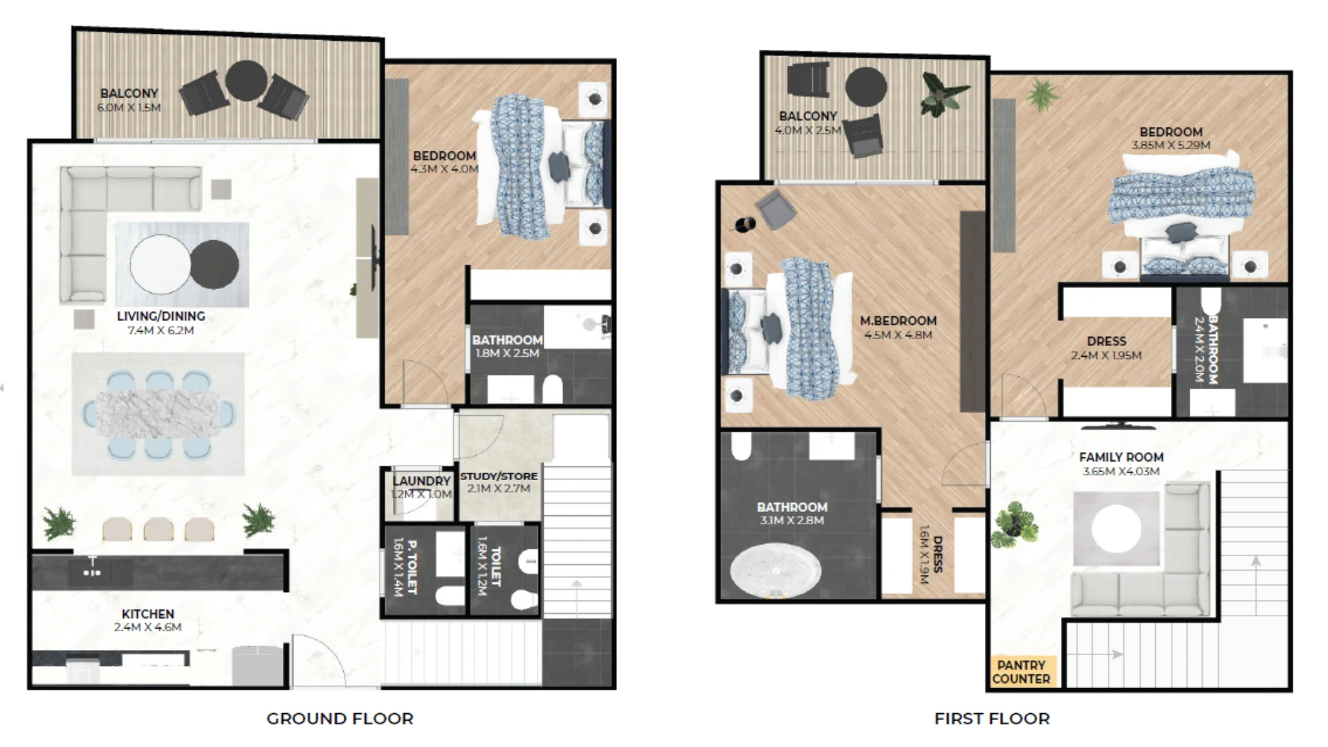 3-Bedroom-Duplex